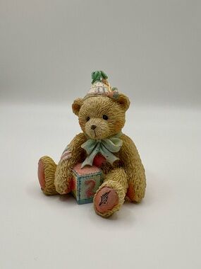 Cherished Teddies Age 2 “Two Sweet Two Bear” Birthday Bear Figurine 1992